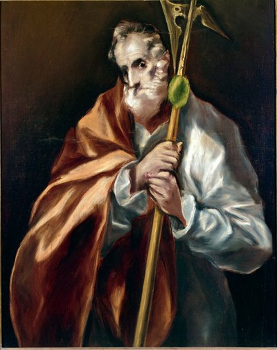 Hadi przez świętych w Apatre. Obraz Dominicos Theikpoules de El Greco (1540-1814) autorstwa El Greco