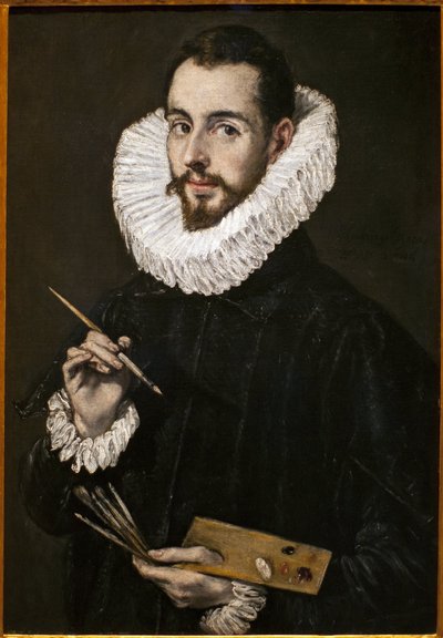 Portret syna malarza, Jorge Manuela. Obraz Domenico Theothocopoulosa, znanego jako El Greco (1541-1614), olej na płótnie, ok. 1600 r. Muzeum Sztuk Pięknych w Sewilli, Hiszpania. autorstwa El Greco