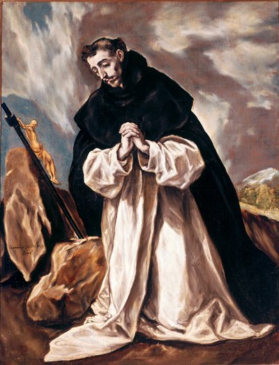 Św. Dominika w modlitwie Obraz Domenikos Theotokopoulos dit El Greco (1541-1614) 1598-1603 Ndz. 120x88 cm Katedra w Toledo (Toledo) autorstwa El Greco