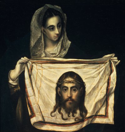 Św. Weronika z Całunem autorstwa El Greco