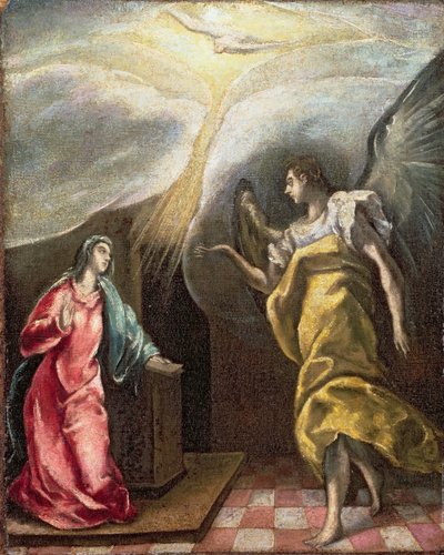 zwiastowanie autorstwa El Greco