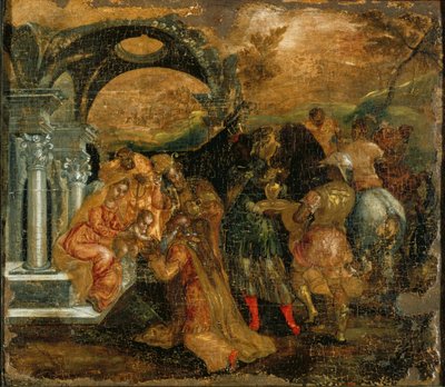 Adoracja Trzech Króli autorstwa El Greco