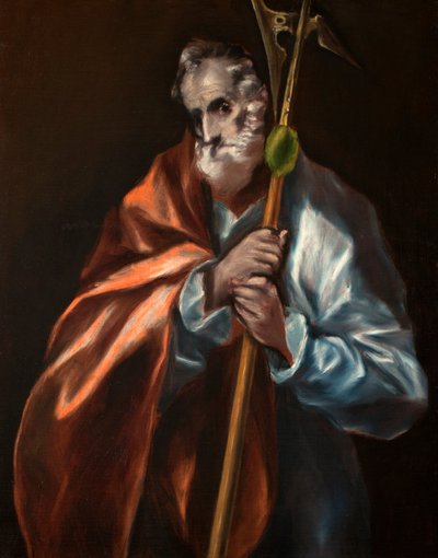 hiszpański: San Judas Tadeo Apostoł św. Tadeusz (Juda) autorstwa El Greco