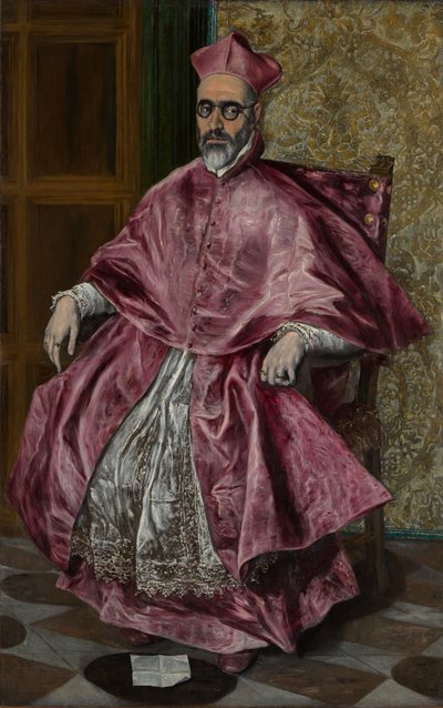 kardynał Fernando Nino de Guevara 1541-1609, ca. 1600. autorstwa El Greco
