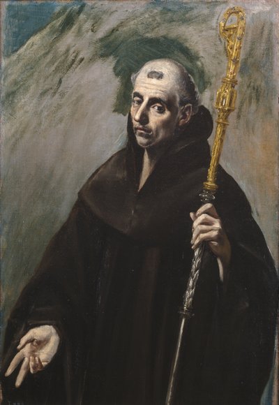 Św. Benedykt z Nursji, 1577-1579 autorstwa El Greco