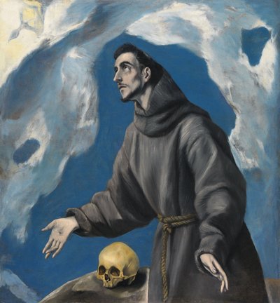 Święty Franciszek otrzymujący stygmaty autorstwa El Greco