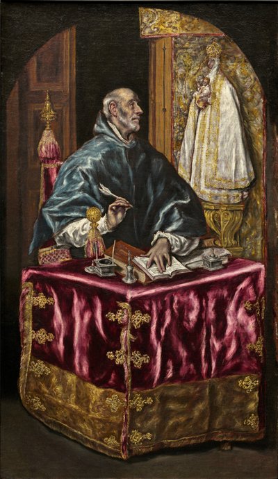 Święty Ildefonso autorstwa El Greco