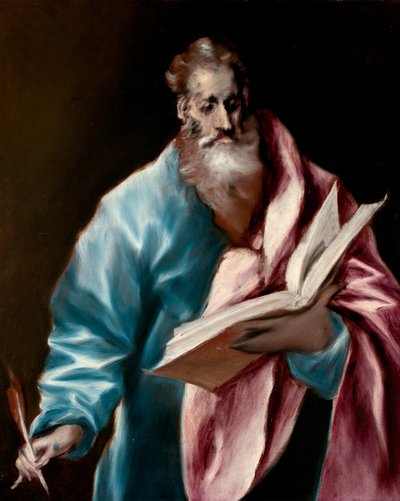 Św. Mateusz Ewangelista autorstwa El Greco