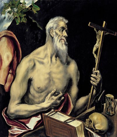 St. Jerome autorstwa El Greco