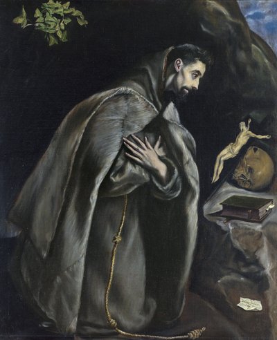 Św. Franciszek w modlitwie przed Ukrzyżowaniem autorstwa El Greco