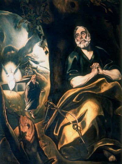 Łzy św. Piotra, ok. 1561-1614 autorstwa El Greco
