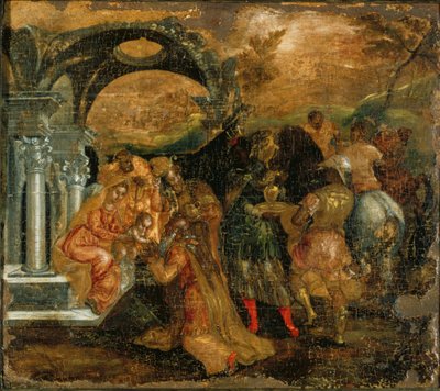 Pokłon Trzech Króli, 1565-1567 autorstwa El Greco