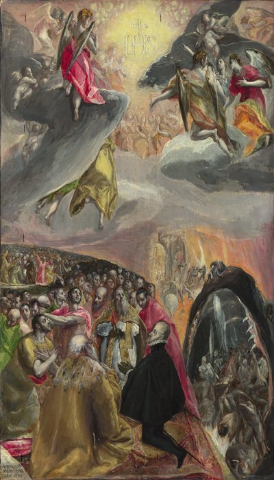 Adoracja Imienia Jezus autorstwa El Greco