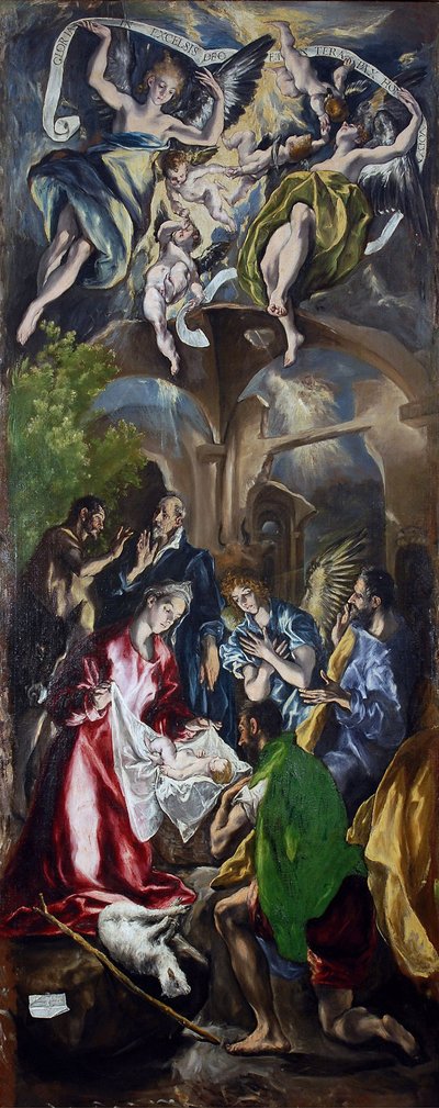 Adoracja pasterzy autorstwa El Greco