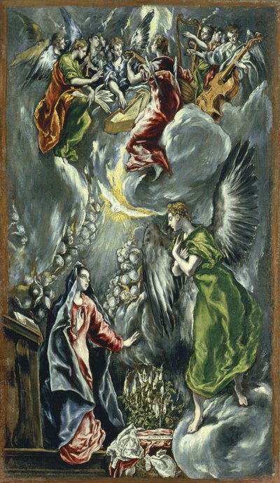 Zwiastowanie, ok. 1596-1600 autorstwa El Greco