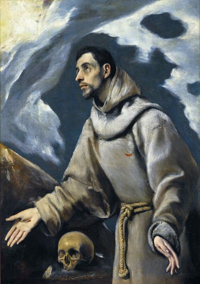 Ekstaza świętego Franciszka z Asyżu. autorstwa El Greco