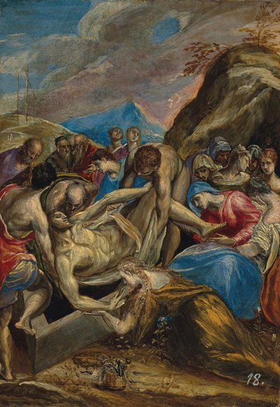 Złożenie do grobu Chrystusa autorstwa El Greco