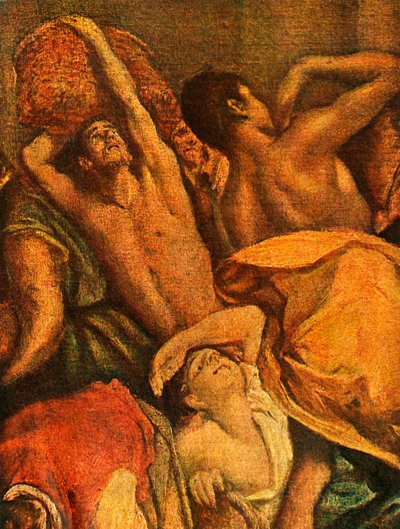 Wypędzenie lichwiarzy ze świątyni, ok. 1600 r., 1938 r autorstwa El Greco