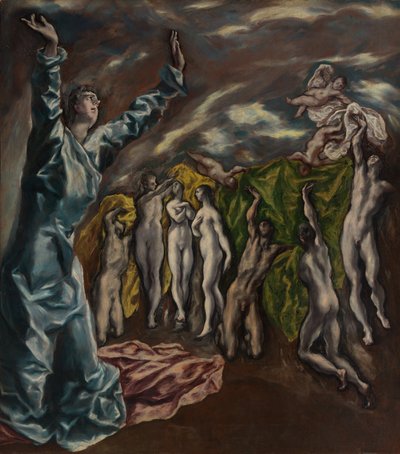 Wizja św. Jana, ca. 1608-14. autorstwa El Greco