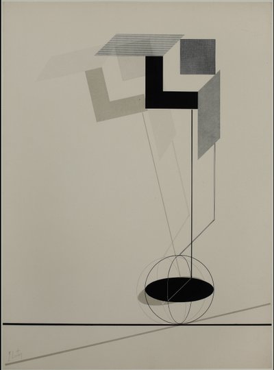 Proun autorstwa Eliezer Markowich Lissitzky