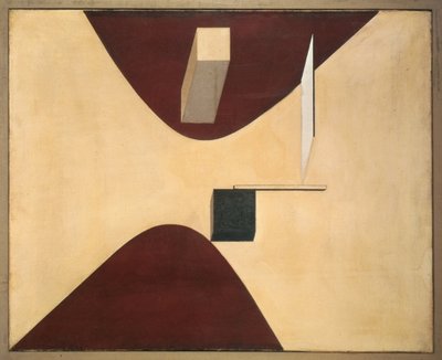 Proun P23, nr. 6 autorstwa Eliezer Markowich Lissitzky