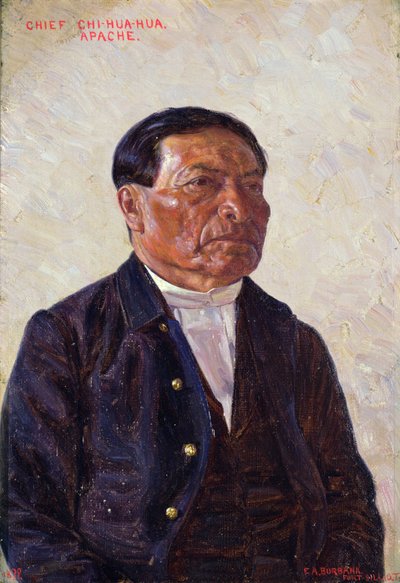 Wódz Chi-hua-hua autorstwa Elbridge Ayer Burbank