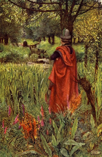 Elaine (kolor lito) autorstwa Eleanor Fortescue-Brickdale