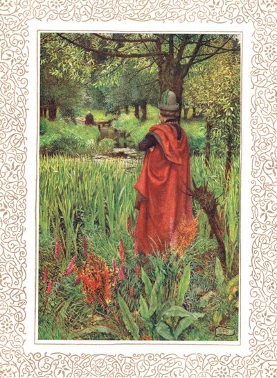 Farewell Fair Lily, ilustracja z „Idylls of the King” Alfreda Tennysona (1809-92), wyd. Hodder & Stoughton autorstwa Eleanor Fortescue-Brickdale