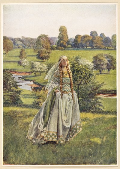 Ginewra, ze „Złotej księgi sławnych kobiet” Eleanor Fortescue-Brickdale autorstwa Eleanor Fortescue Brickdale