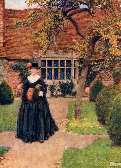 Ilustracja do wiersza Herricka The Poetry of Dress z książki „Złoty skarbiec pieśni i liryki Palgrave
