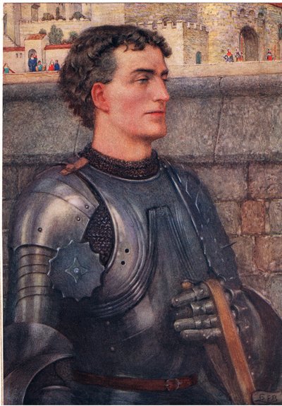 Lancelot, c.1910 (kolor lito) autorstwa Eleanor Fortescue Brickdale