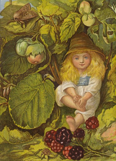 Altana z krzewu orzechowego (kolor litho) autorstwa Eleanor Fortescue Brickdale