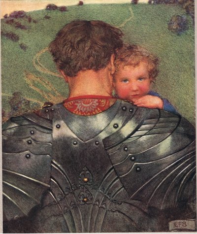 Słodka kołysanka, ilustracja z „Księgi staroangielskich pieśni i ballad” autorstwa Eleanor Fortescue Brickdale