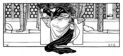 Kobieta śpiąca na krześle, 1898 r. autorstwa Eleanor Fortescue Brickdale