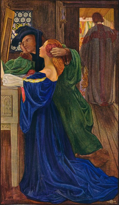 Poślubiłem żonę i dlatego nie mogę przyjść, 1900 autorstwa Eleanor Fortescue Brickdale