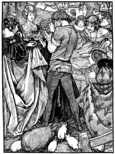 Księżniczka i świniopas, 1898. autorstwa Eleanor Fortescue Brickdale