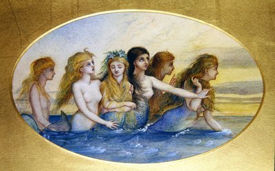 Syreny (akwarela na papierze) autorstwa Eleanor Vere Boyle