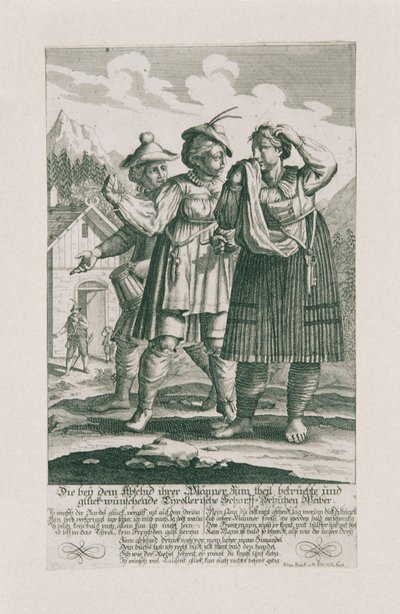 Obrona Tyrolu z 1703 roku: kobiety Tyrollerische Scharff-Schützen autorstwa Elias Baeck