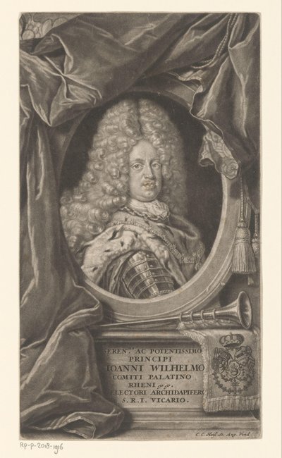 Portret Johanna Wilhelma autorstwa Elias Christopf Heiss
