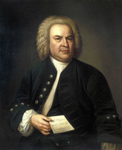 portret Jeana Sebastiena Bacha (Johann Sebastian Bach autorstwa Elias Gottleib (after) Haussmann