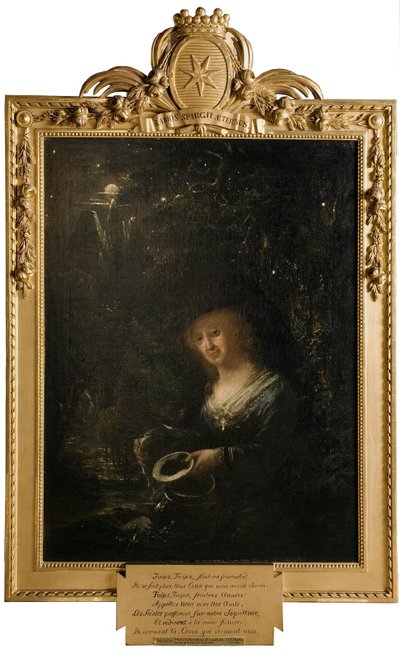 Maria Gyllenstierna von Lundholm (1716-1783), Baronin, verheiratet mit dem Ratsherrn Baron Esbjörn Kristian Reuterholm autorstwa Elias Martin
