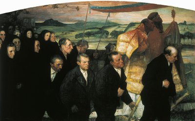 Procesja Bożego Ciała w Lezo autorstwa Elias Salaverria Inchaurrandieta