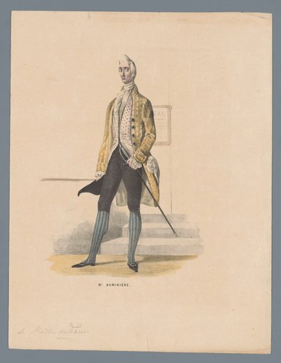 Pan Deminière (tytuł na obiekcie) autorstwa Elias Spanier (attributed to)