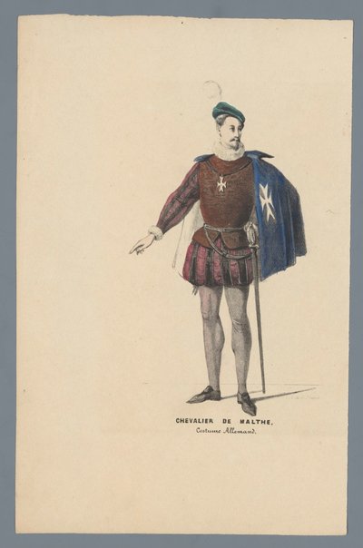 Rycerz Malthe, niemiecki kostium autorstwa Elias Spanier