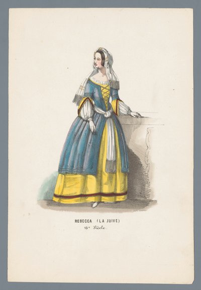 Rebecca (La Juive) / XV wiek (tytuł na obiekcie) autorstwa Elias Spanier