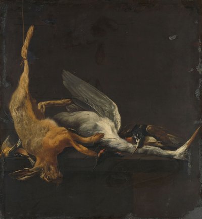 Martwa natura z zającem autorstwa Elias Vonck