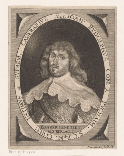 Portret Johanna Rudolpha von Puchaim autorstwa Elias Widemann
