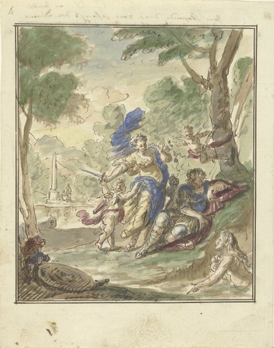 Armida w Rinaldo autorstwa Elias van Nijmegen