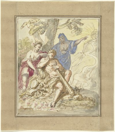 Herkules na rozdrożu autorstwa Elias van Nijmegen