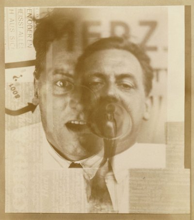 Kurt Schwitters, 1924/5 autorstwa Eliezer Markowich Lissitzky